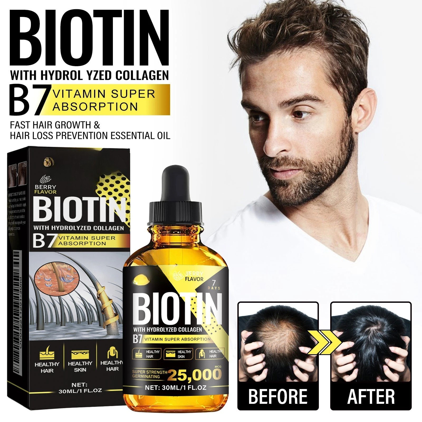 Collagen B7 Revitalizing Hair Oil